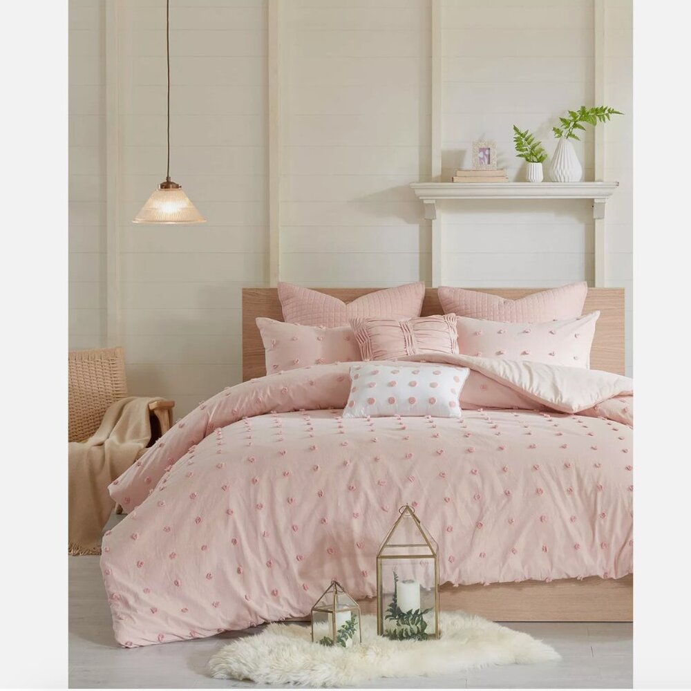 Urban Habitat Blush Euro Pillow Shams